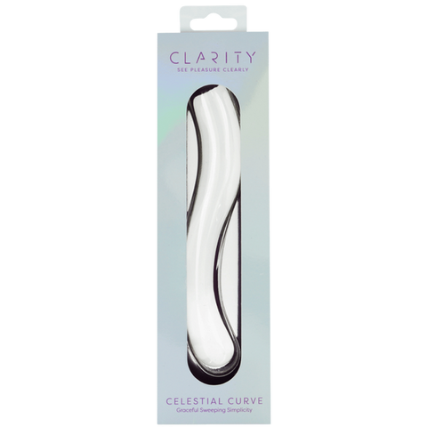 Glass Dildo Celestial Curve by Creative Conceptions - Glass Sex Toys