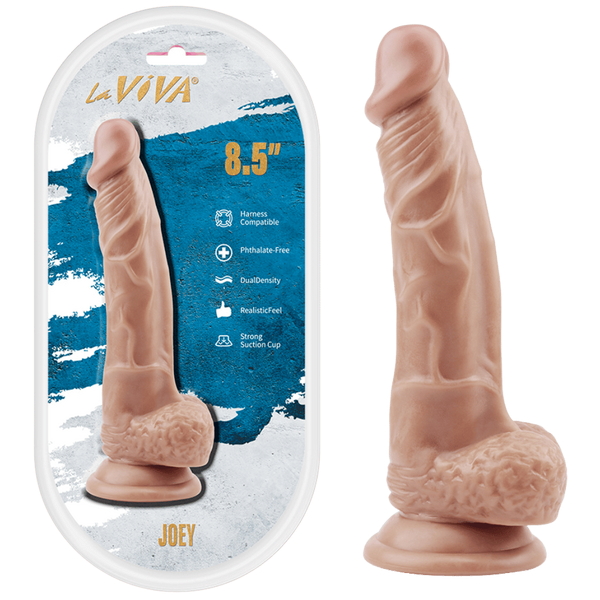 La Viva Joey 8.5 Inch Realistic Feel Dildo - Realistic Dildos