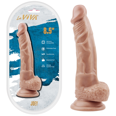 Joey 8.5 Inch Realistic Feel Dildo by La Viva - Realistic Dildos