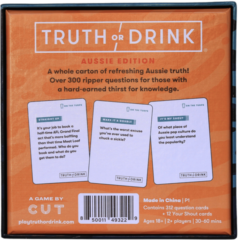 Truth or Drink On The Turps Aussie Edition Sex Game - Sex Games, Coupons and Tricks