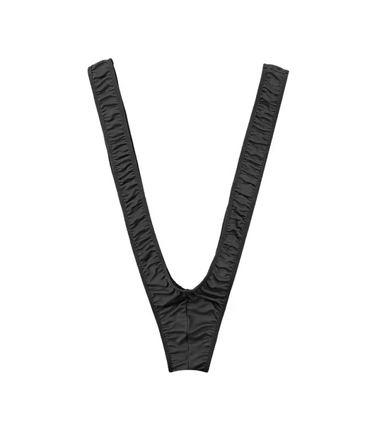 Love In Leather Sexy Spandex Mens Mankini