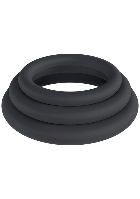 LEVELZ Cock Ring Set L Cock Rings Set of 3 Sizes - Cock Ring Sets