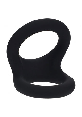 Double O Silicone Cock and Balls Rings by Shots Toys - Stretchy Cock Rings