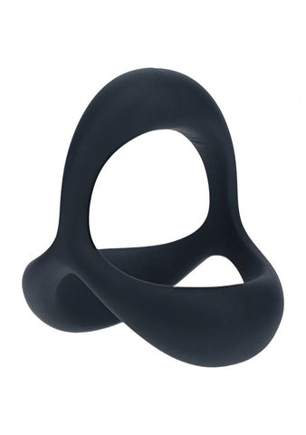LEVELZ Tri O Ergo Silicone Cock Ring Cock & Balls Rings - Stretchy Cock Rings