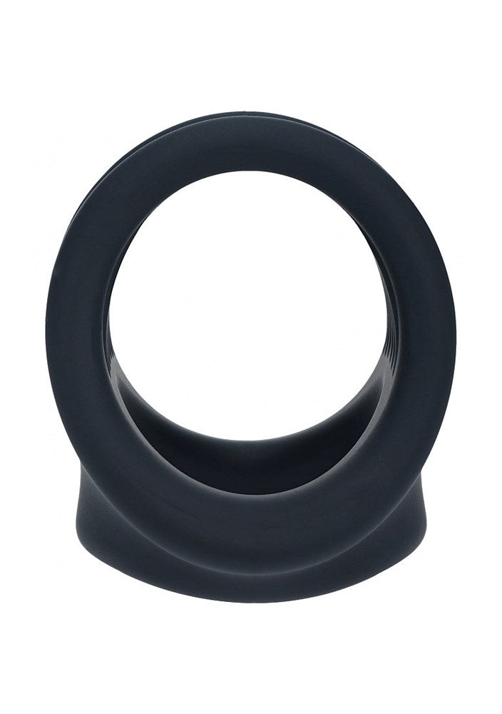 Shots LEVELZ Stretchy Silicone Cock and Ball Harness - Stretchy Cock Rings