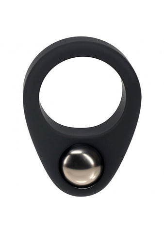 LEVELZ Single Weighted Ball Cock Ring Weighted Cock Ring - Stretchy Cock Rings