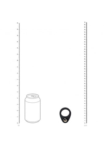LEVELZ Single Weighted Ball Cock Ring Weighted Cock Ring - Stretchy Cock Rings