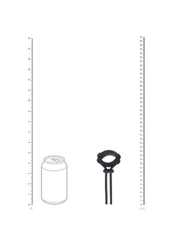 Wide Detachable Lasso Cock Ring by Shots Toys - Stretchy Cock Rings