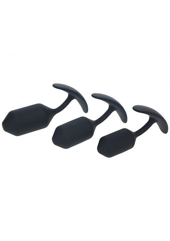 LEVELZ Weighted Anal Plug Training Set Weighted Butt Plugs - Butt Plugs