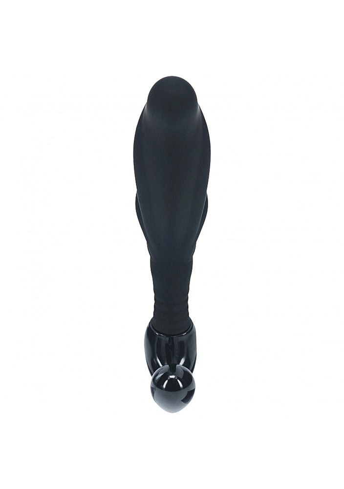 Shots LEVELZ Rippled with Hard Loop Prostate Massager Black - Prostate Toys