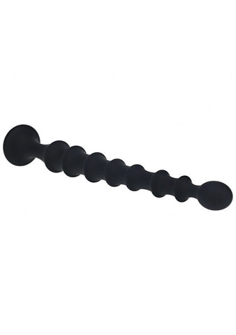 LEVELZ Ribbed Silicone Flared Anal Probe Anal Beads - Anal Beads and Balls