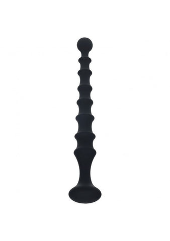 LEVELZ Ribbed Silicone Flared Anal Probe Anal Beads - Anal Beads and Balls