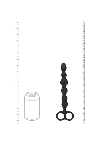 LEVELZ Beaded Anal Probe with Double Loop Anal Beads - Anal Beads and Balls