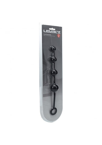 LEVELZ Curved Silicone Anal Beads Anal Beads by Shots Toys - Anal Beads and Balls
