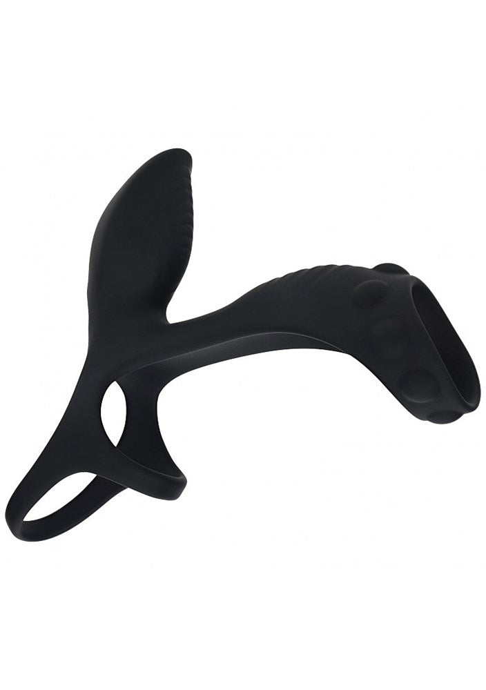 Shots LEVELZ Vibrating Cock & Ball Ring with Shaft Loop - Vibrating Cock Rings