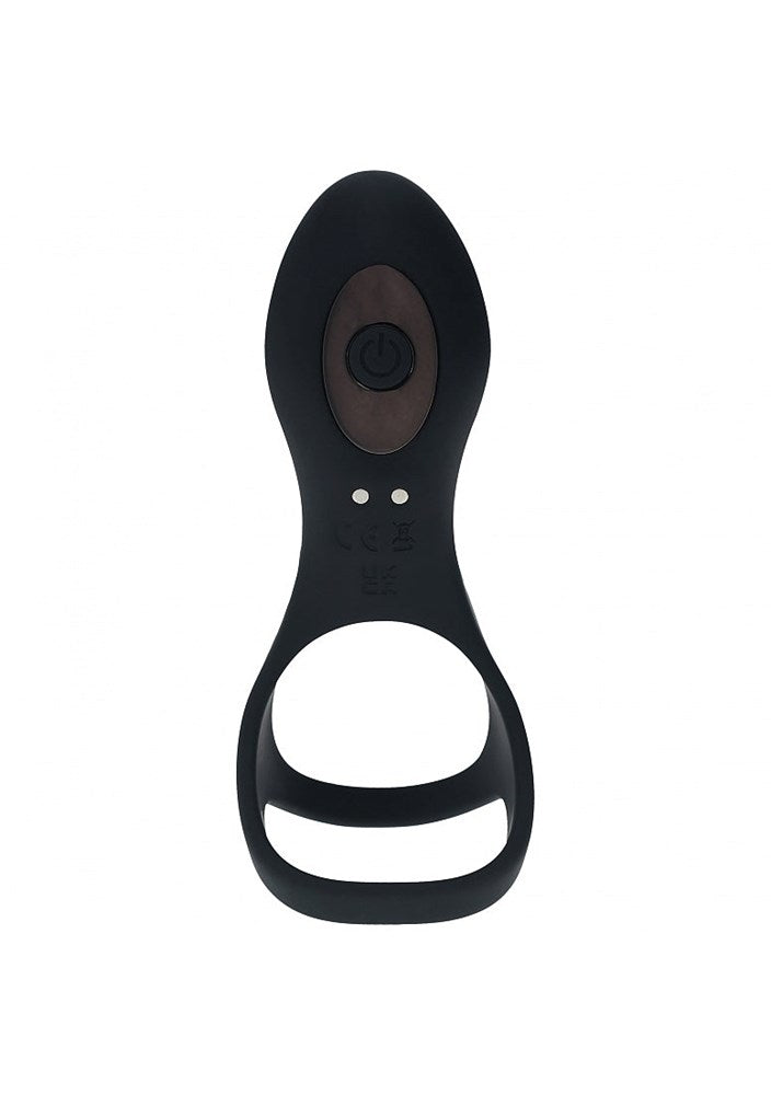 Shots LEVELZ Vibrating Cock & Ball Ring with Shaft Loop - Vibrating Cock Rings