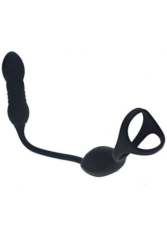 Levelz Vibrating and Thrusting Tri-O Vibrating Cock Ring - Vibrating Cock Rings