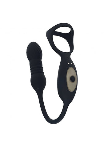 Levelz Vibrating and Thrusting Tri-O Vibrating Cock Ring - Vibrating Cock Rings