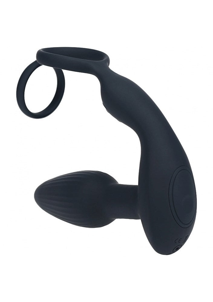 LEVELZ Dual Vibrating Prostate Stimulator with Cock Ring - Prostate Toys