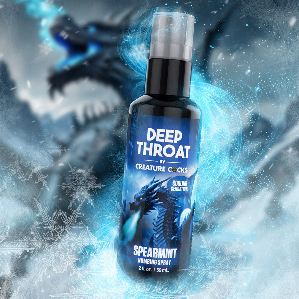 XR Brands Creature Cocks Deep Throat Spray Spearmint 59 ml - Delay and Excite Sprays