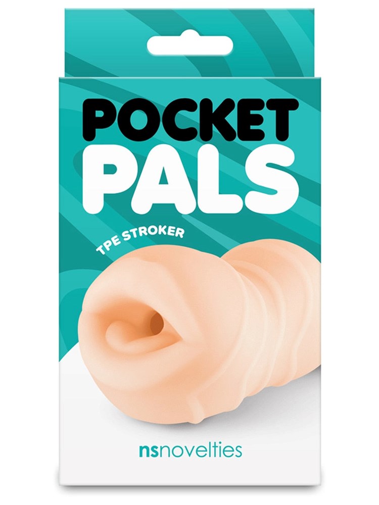 NS Novelties Pocket Pals Realistic Mouth Stroker - Masturbators and Strokers