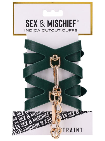 Indica Cutout Cuffs by Sportsheets - Cuffs And Restraints