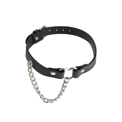 Heart Collar with a Chain by Chisa - Collars and Leads