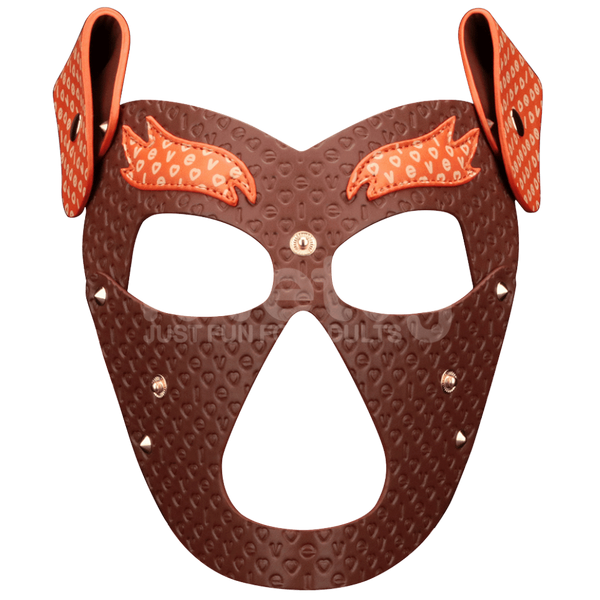 Lovetoy Fox Pup PU Leather Fetish Play Mask - Masks And Blindfolds