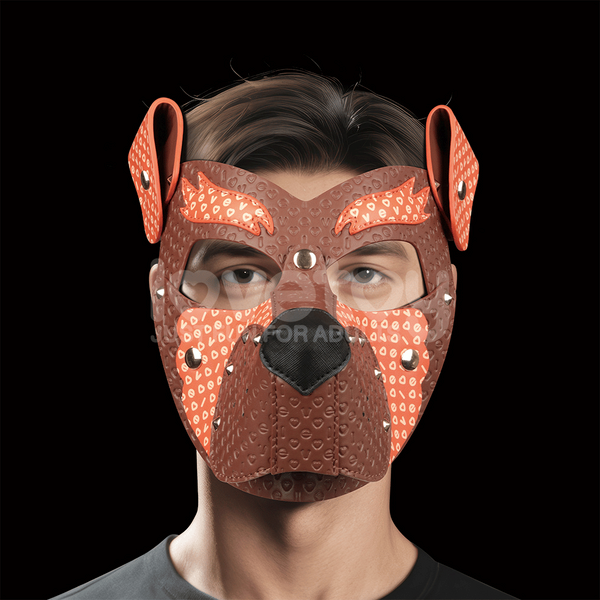 Lovetoy Fox Pup PU Leather Fetish Play Mask - Masks And Blindfolds