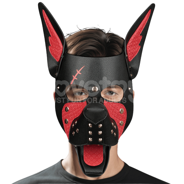 Lovetoy Scarred Alpha Pup Fetish Play Mask - Masks And Blindfolds