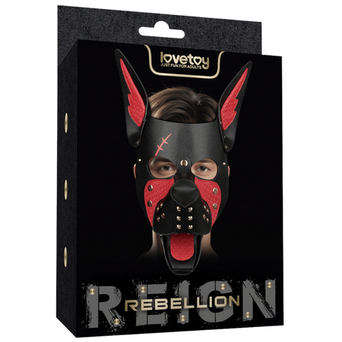 Scarred Alpha Pup Mask by Lovetoy - Masks And Blindfolds