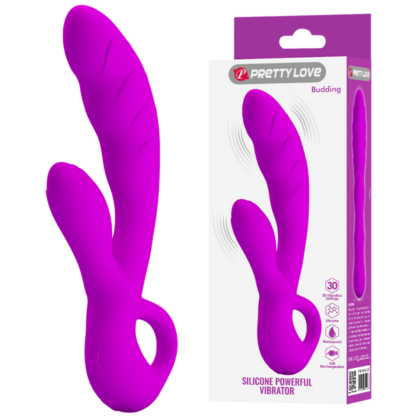 Pretty Love Budding Silicone Powerful Rabbit Vibrator - Rabbit Vibrators