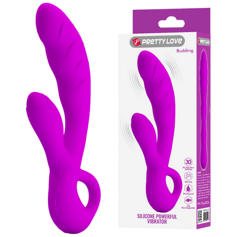 Silicone Powerful Vibrator Budding by Baile - Rabbit Vibrators