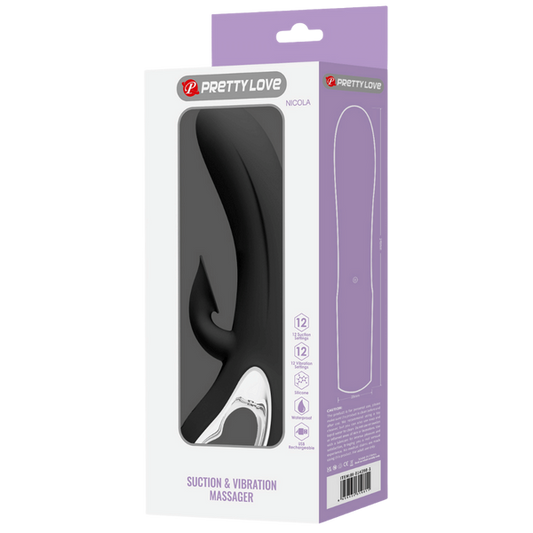 Rechargeable Nicola Rabbit Vibrator Pink by Baile - Rabbit Vibrators