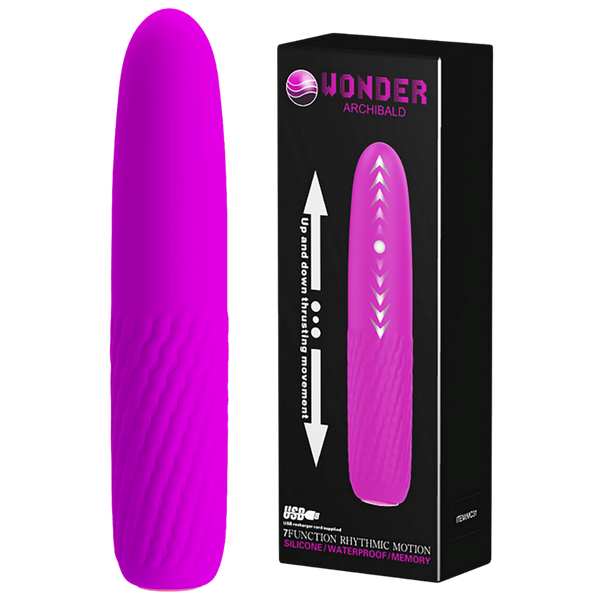 Pretty Love Archibald Rechargeable Bullet Vibrator - Bullet Vibrators
