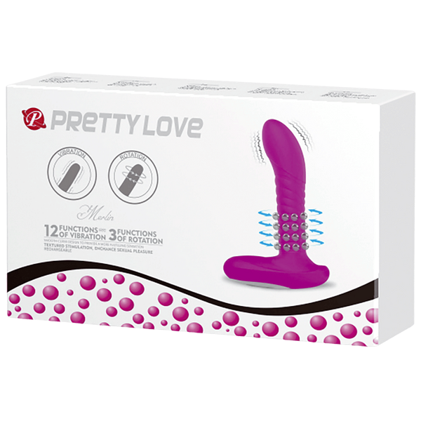 Pretty Love Merlin 12 Functions Silicone G Spot Vibrator - G-Spot Vibrators