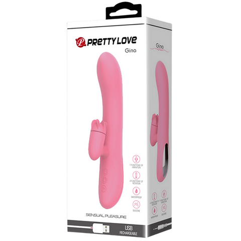 Rechargeable Gina Rabbit Vibrator by Baile - Rabbit Vibrators
