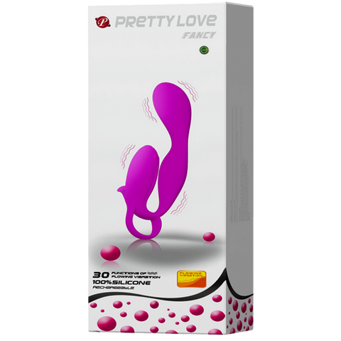 Silicone Rechargeable Flowery Clit Vibrator by Baile - Clit Ticklers and Pulsators