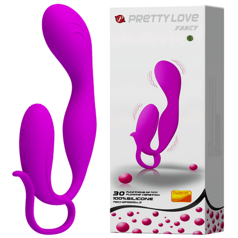Silicone Rechargeable Flowery Clit Vibrator by Baile - Clit Ticklers and Pulsators