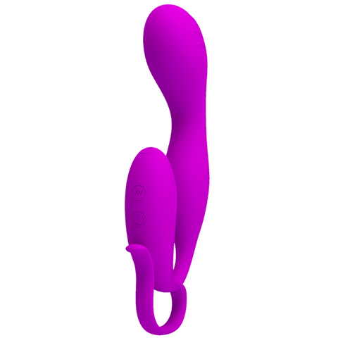 Silicone Rechargeable Flowery Clit Vibrator by Baile - Clit Ticklers and Pulsators