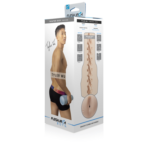 Boys Tyler Wu Skater Boy Realistic Dildo by Fleshjack - Realistic Dildos