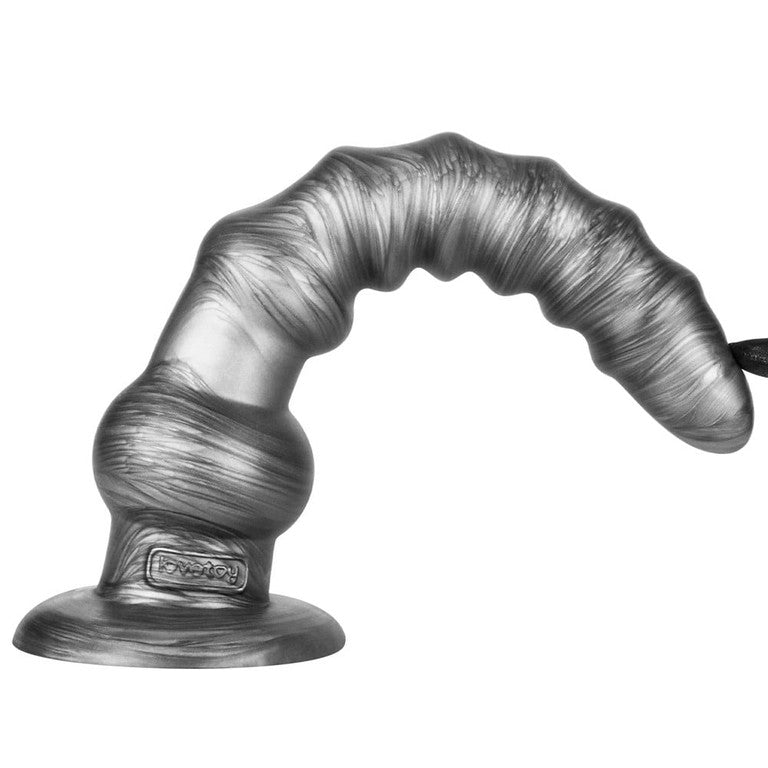 Lovetoy King Sized Vibrax Slider Vibrating Dildo Grey - Vibrating Dildos
