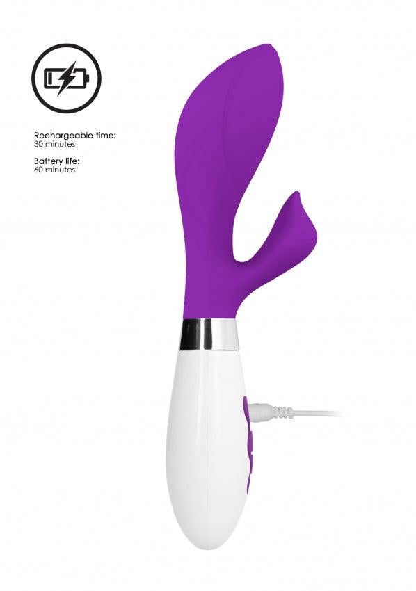 Shots Luna Achelois Rechargeable Silicone Rabbit Vibrator - Rabbit Vibrators
