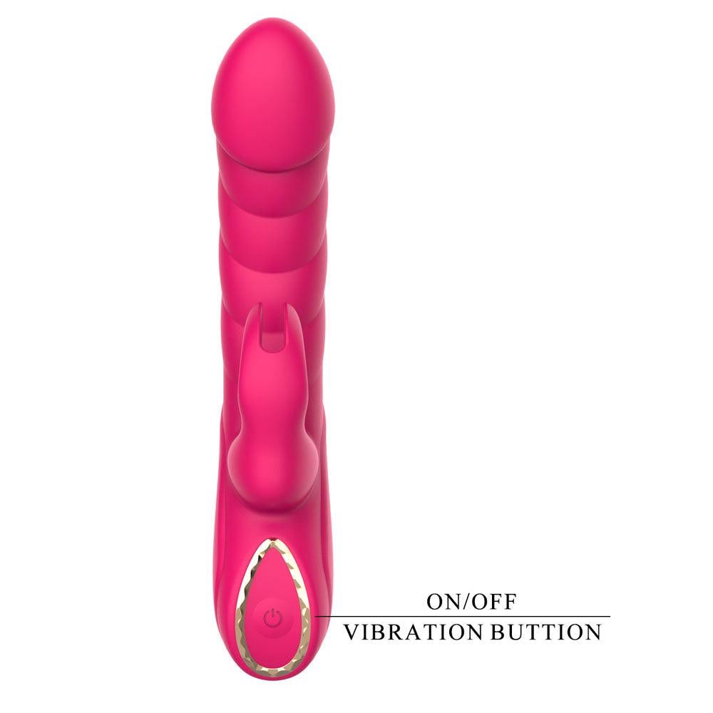 Party Up MONICA USB Rechargeable Rabbit Vibrator - Rabbit Vibrators