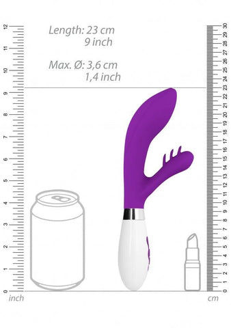 Luna Agave USB Rechargeable Flexible Rabbit Vibrator - Rabbit Vibrators