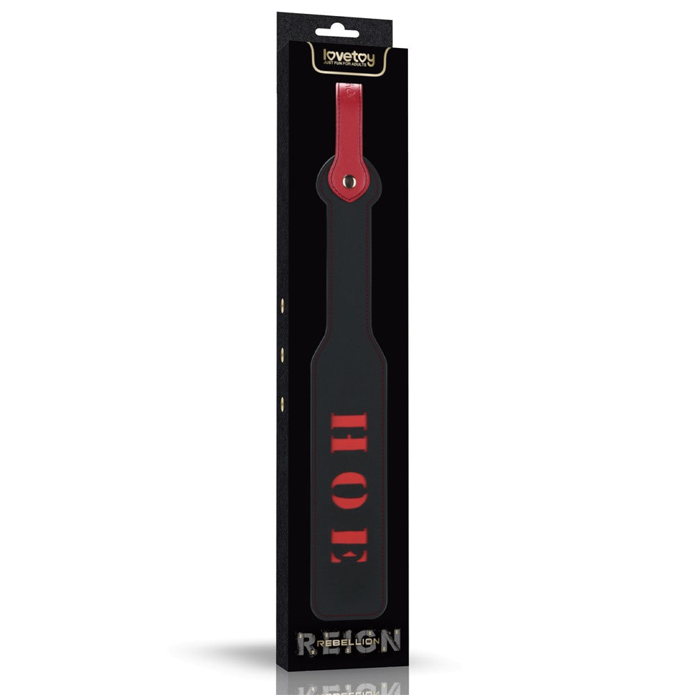 Lovetoy 15 Inches Rebellion Reign Fetish Paddle HOE - Paddles And Slappers