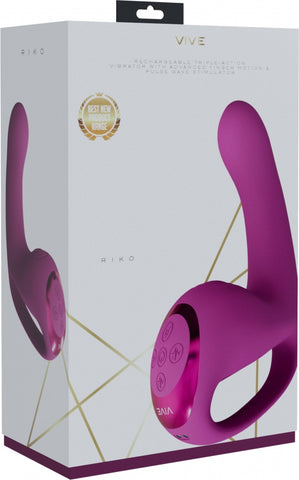 Riko Triple Thumper Vibrator by Shots Toys - G-Spot Vibrators