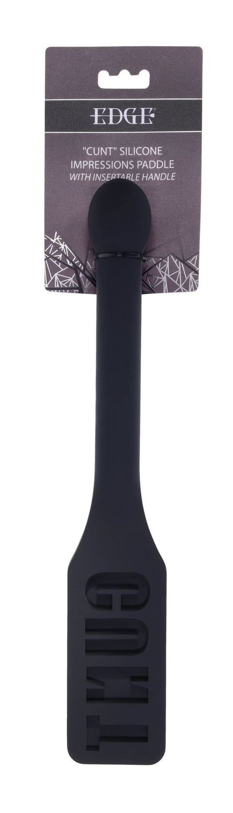 Sportsheets EDGE CUNT Silicone Paddle with Insertable Handle - Paddles And Slappers