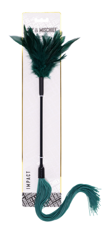 Indica Feather Tickler Whip by Sportsheets - Whips And Crops