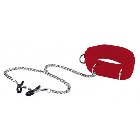 Adjustable and Comfortable Velcro Collar by Shots Toys - Collars and Leads